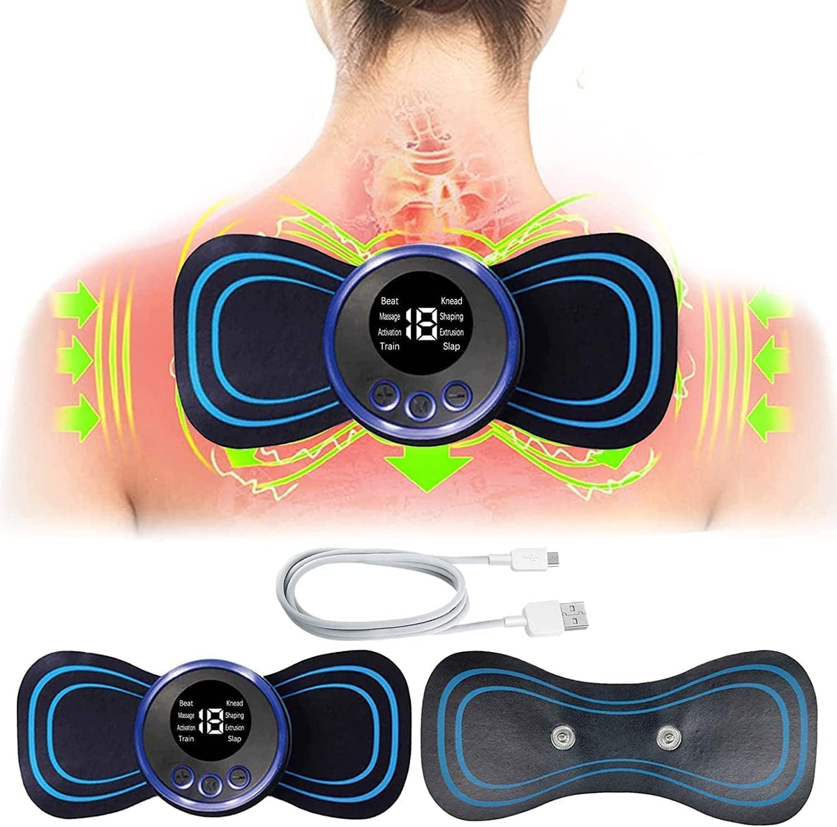 Mini Portable Body Massager Machine for Pain Relief | 50% OFF