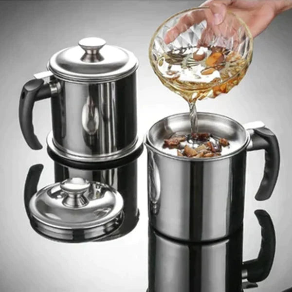 Stainless Steel Oil Filter Pot